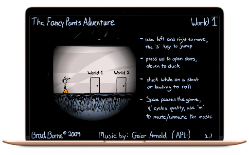 The Fancy Pants [Unblocked]  from Chrome web store to be run with OffiDocs Chromium online